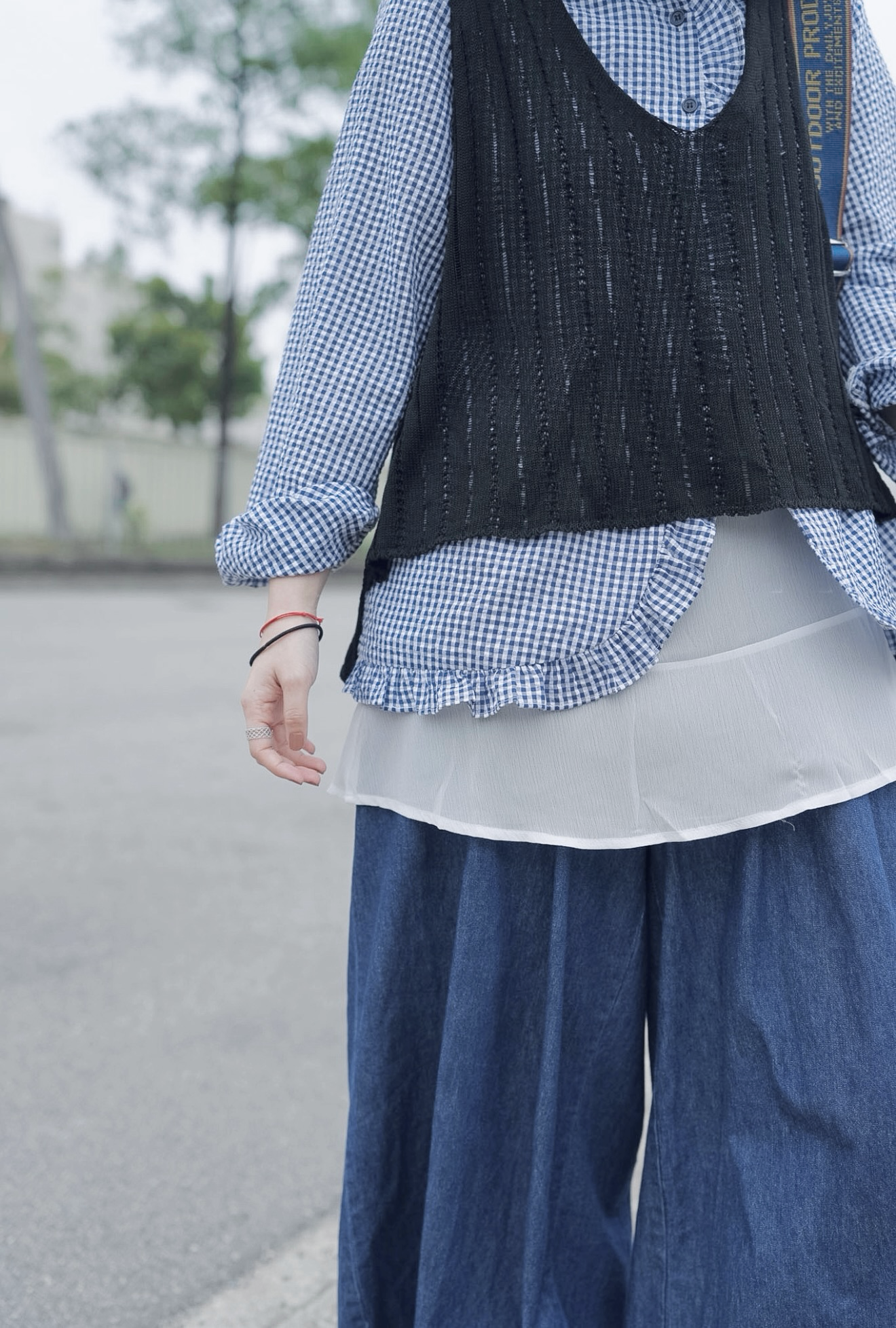 MZ982 SHEER CHIFFON LAYER DRESS