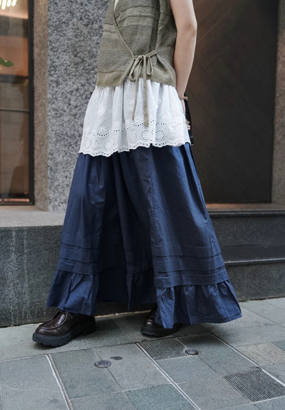 CB111 EMBROIDERY SLEEVELESS TOP