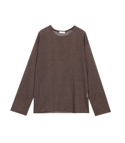 MB047 STRIPED SHEER LONG TEE