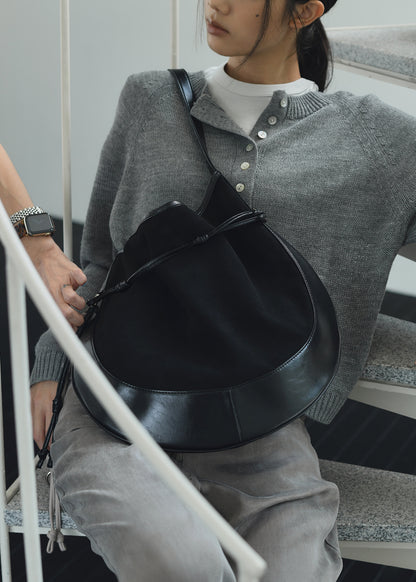 MZ899 CURVEE HOBO SUEDE BAG