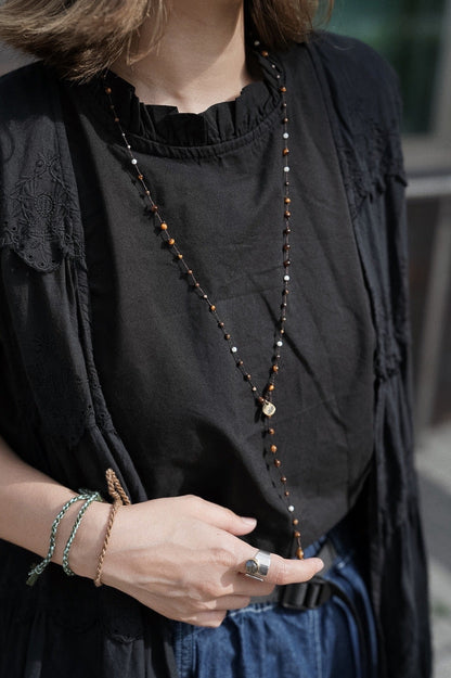 MB010 HAND-KNOTTED BEADED NECKLACE