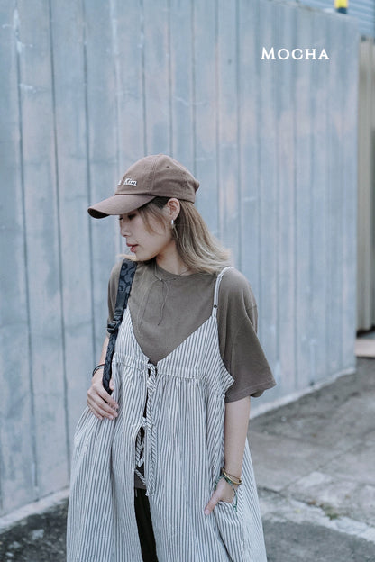 MB004 EARTH TONE LINEN T-SHIRT 【 2件減-$20, 4件減-$50 】