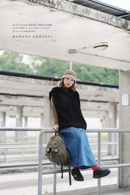 MZ547 RUFFLE SUEDE TOP【 2件減-$20, 3件減$40 】