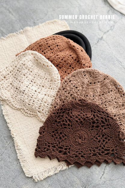 MB025 SUMMER CROCHET BEANIE