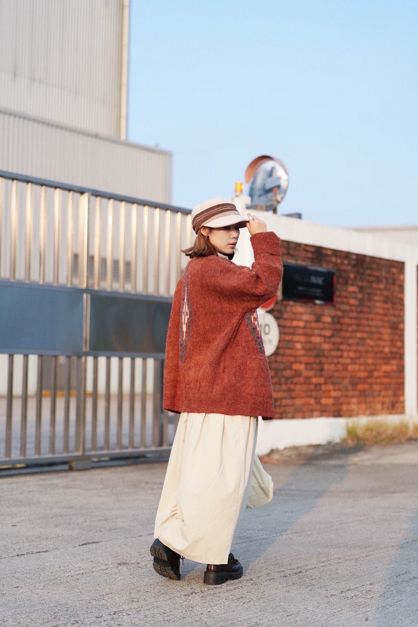 MZ924 KND CHIMAYO BRUSHED KNIT CARDIGAN