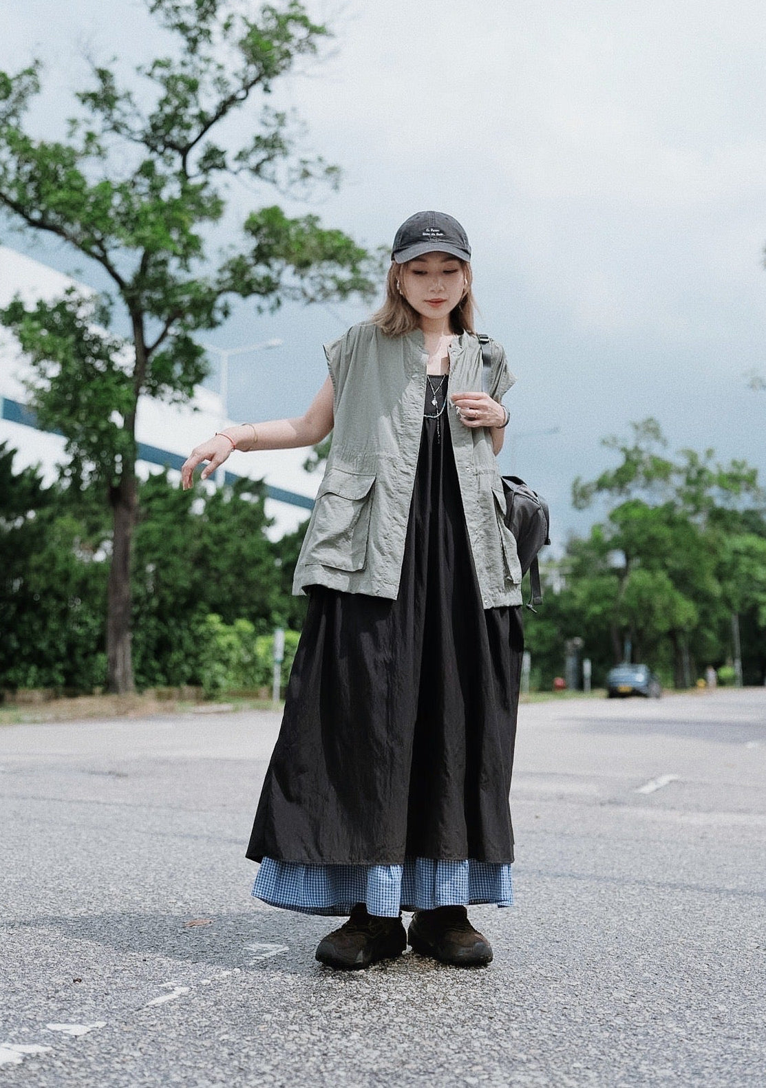 CB120 LAYERED RUFFLE DENIM JEANS