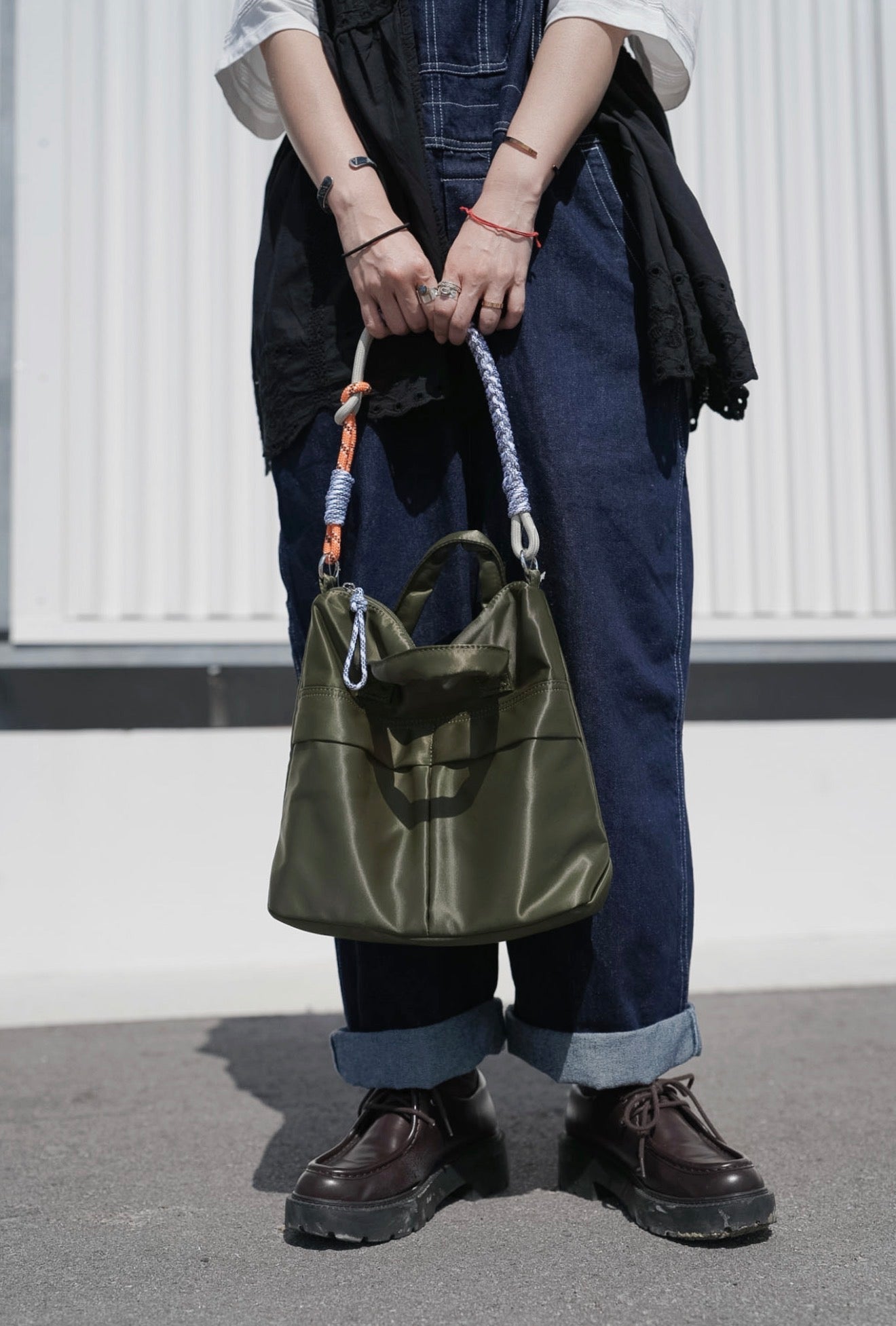 CA922 DENIM JUMPER PANTS