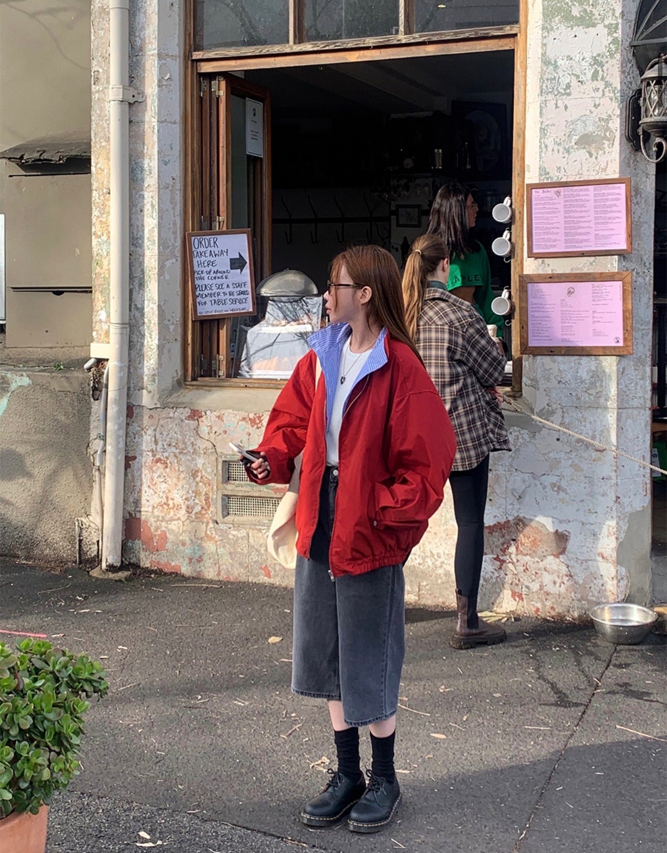 MZ626 SHIRT LAYERED STAND BLOUSON