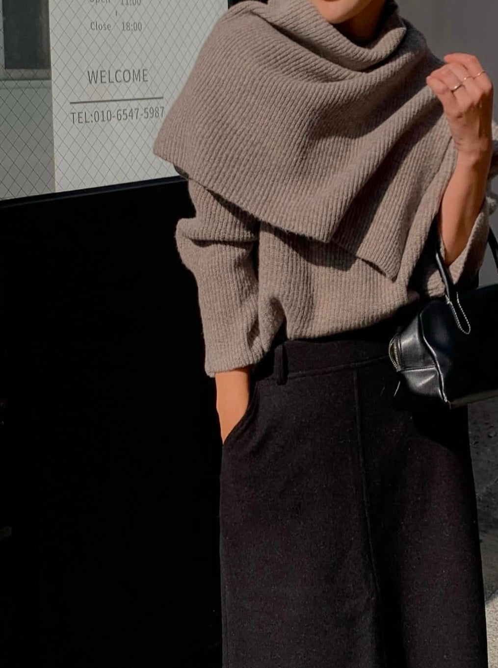 MZ600 1+1 SCARF TOP SET