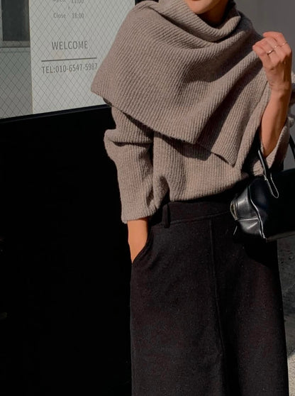 MZ600 1+1 SCARF TOP SET