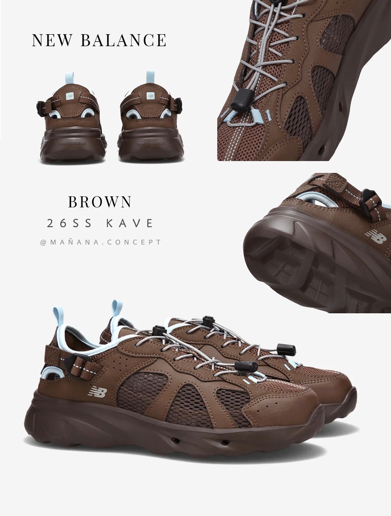 NEW BALANCE KAVE - UTILITY SNEAKER SANDAL
