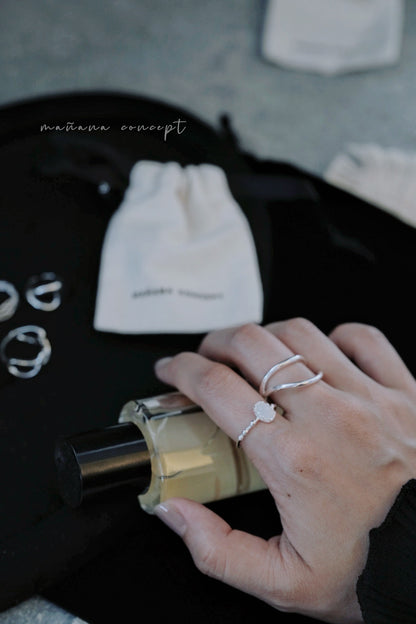 MB027 925 SILVER RING - Lumière de Lune