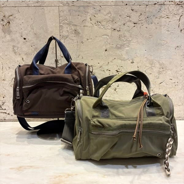 BEAMS x CTRL FREAK - MILITARY CHARM BOSTON BAG