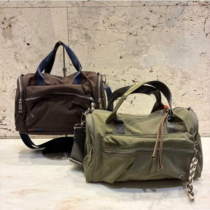 BEAMS x CTRL FREAK - MILITARY CHARM BOSTON BAG