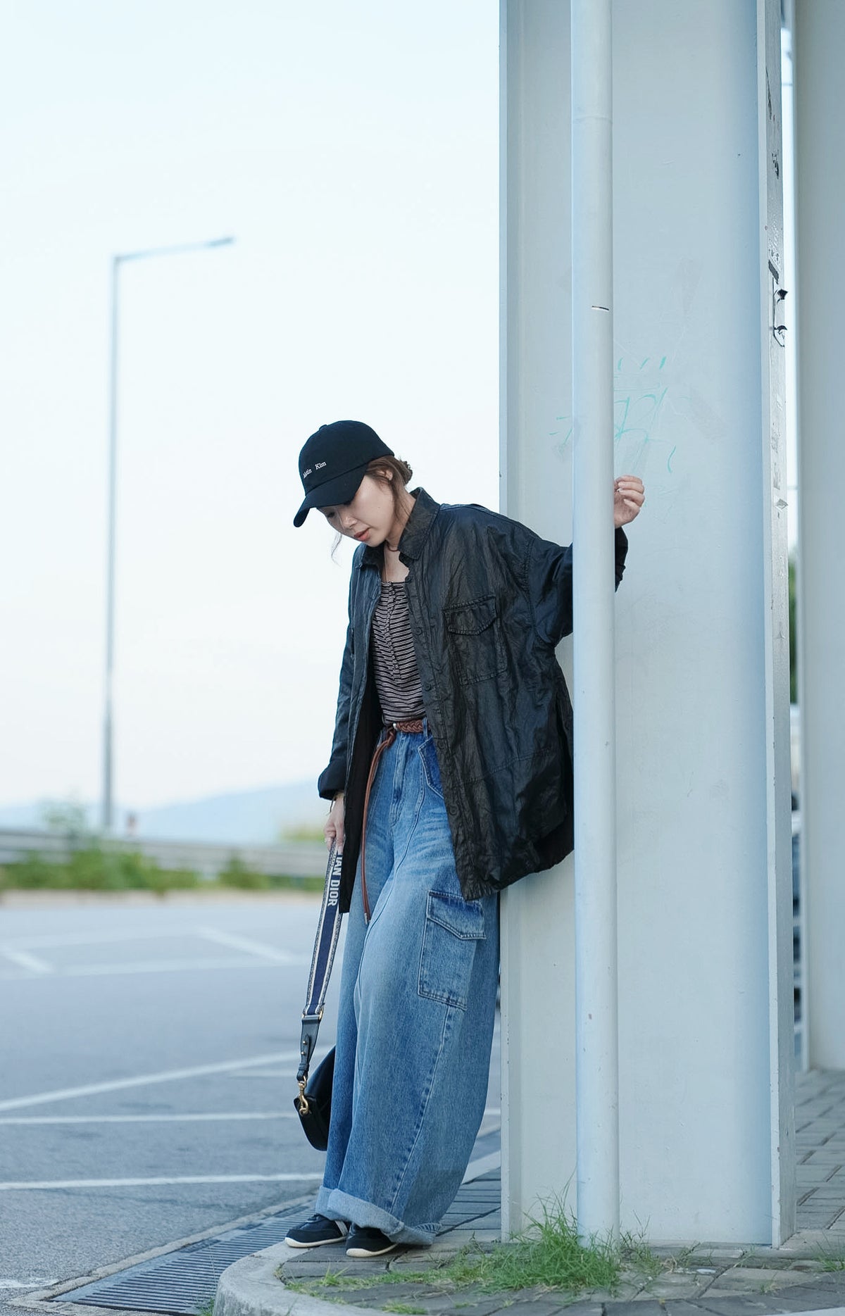 MB062 FAUX LEATHER SHIRT