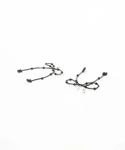 【67折】BEAMS BEAD RIBBON EARRINGS