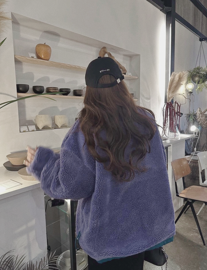 NA460 REVERSIBLE HALF ZIP BOA BLOUSON