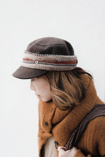 MZ907 NEWSBOY WOOL CAP