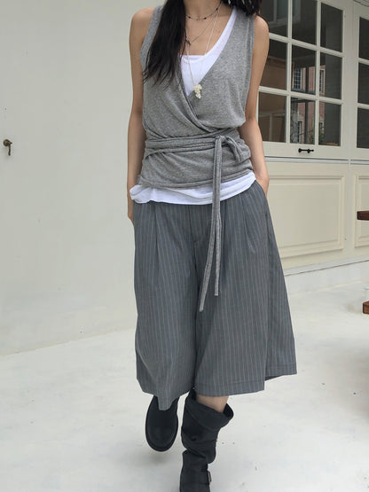 MZ995 STRIPE BERMUDA SHORT