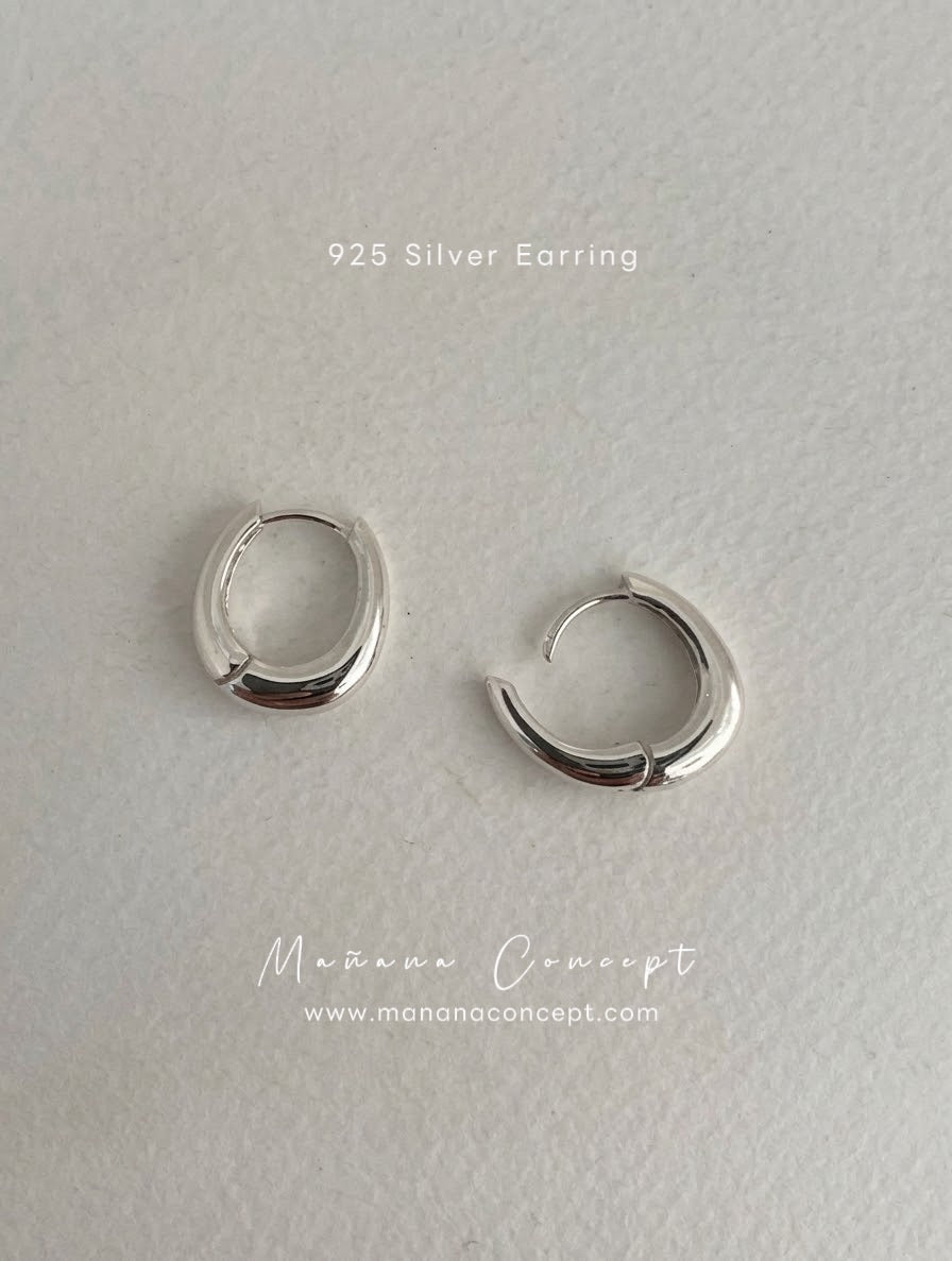 MB042 SILVER 925 EARRINGS〔 L'Heure Bleue 〕