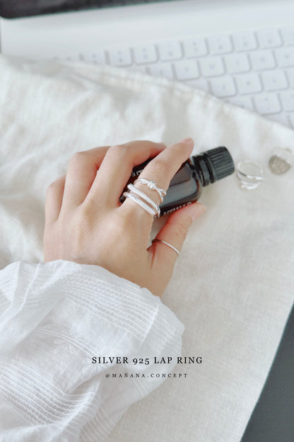 MZ831 SILVER 925 LAP RING