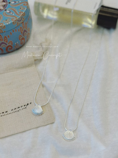 925 Silver Shell Necklace
