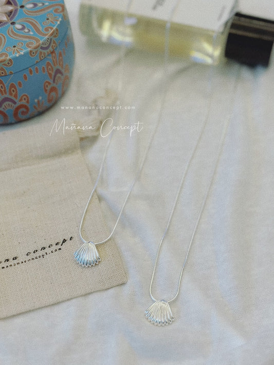 925 Silver Shell Necklace