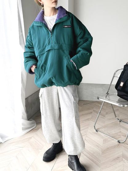 NA460 REVERSIBLE HALF ZIP BOA BLOUSON