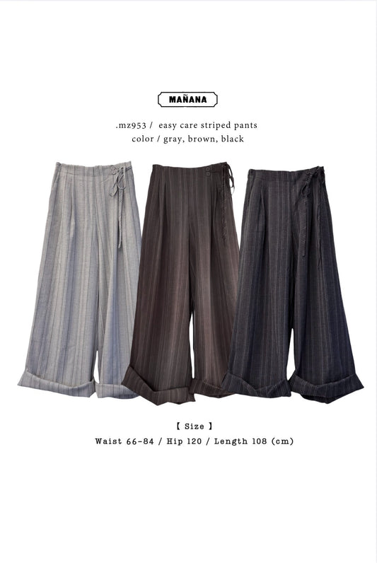 MZ953 EASY CARE STRIPED PANTS