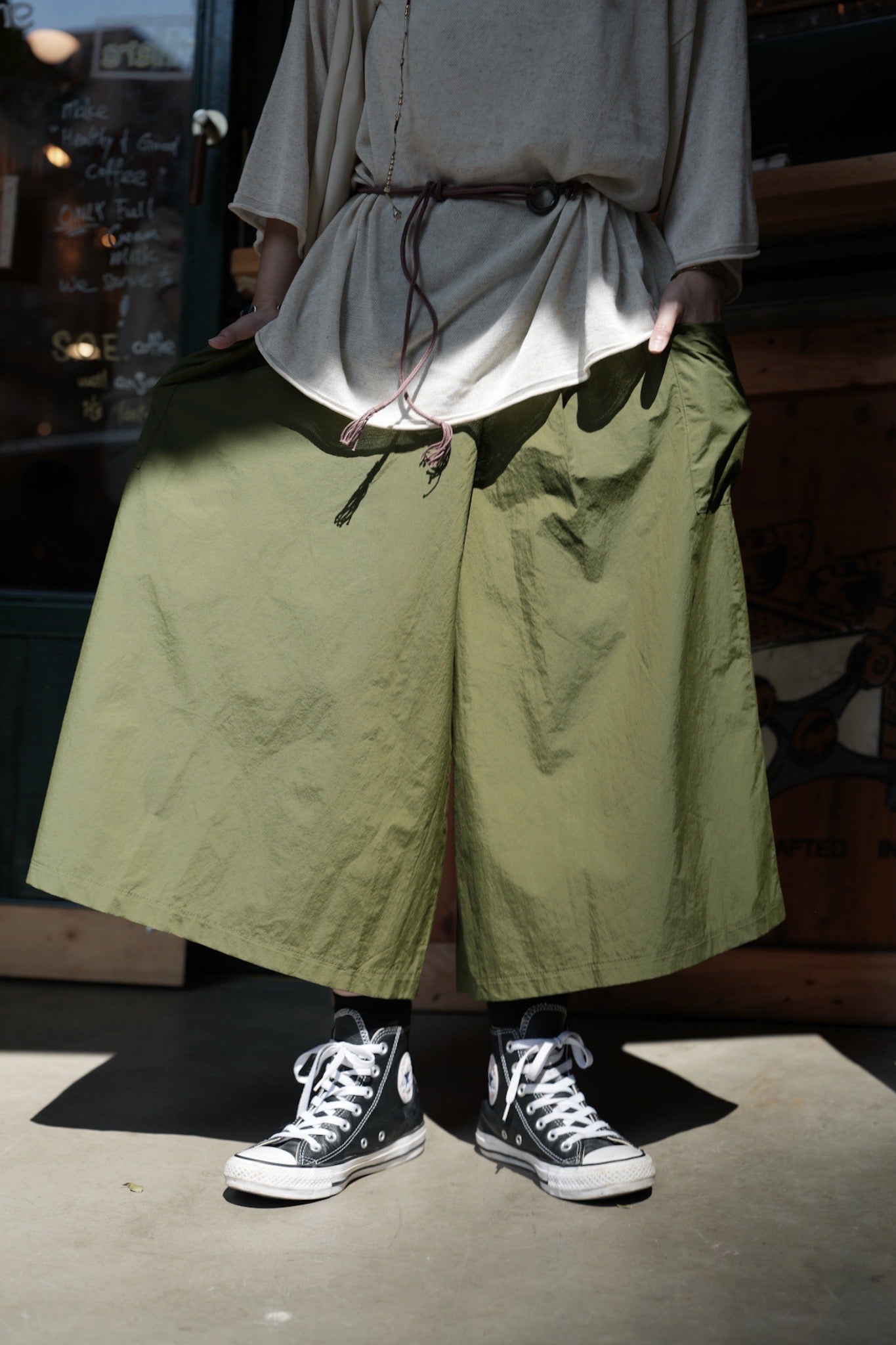 MZ817 LT-WEIGHT PLEATED CULOTTES