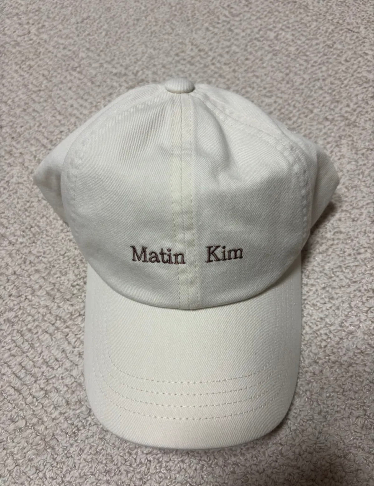 MATIN KIM MINI CLASSIC LOGO BALL CAP/ 8 colors