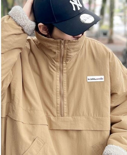 NA460 REVERSIBLE HALF ZIP BOA BLOUSON