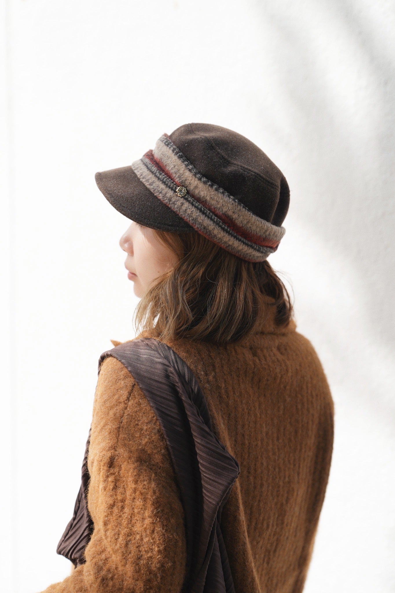 MZ907 NEWSBOY WOOL CAP