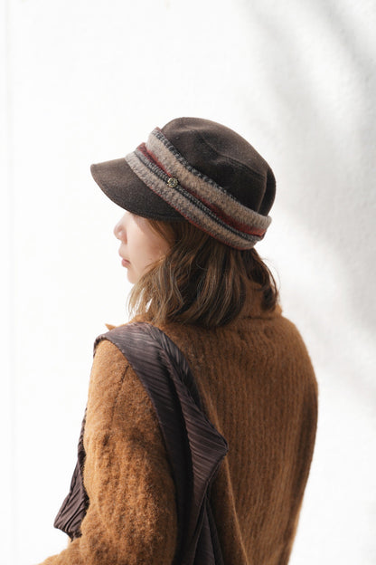 MZ907 NEWSBOY WOOL CAP