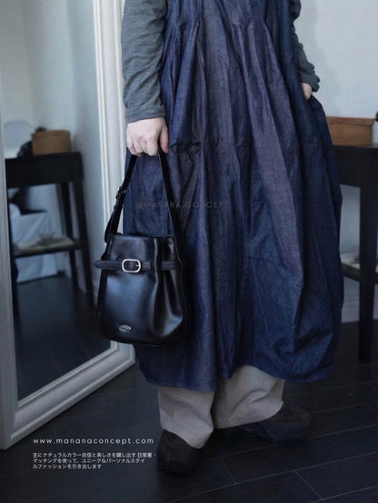 MARITHÉ + FRANҪOIS GIRBAUD - BUCKLE STRAP BUCKET BAG