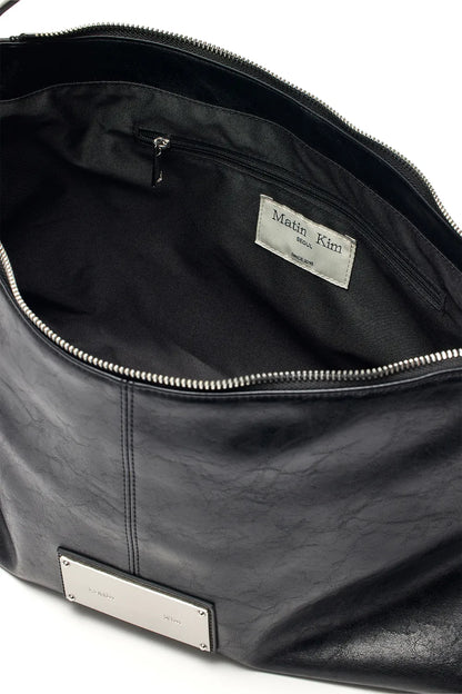 ❗️斷貨王❗️MATIN KIM SIDE ZIPPER SHOULDER BAG - BLACK/GREY/DK BROWN