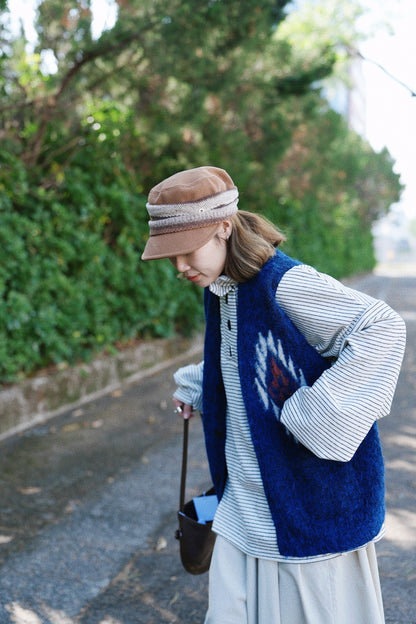 MZ914 KND CHIMAYO BRUSHED KNIT VEST