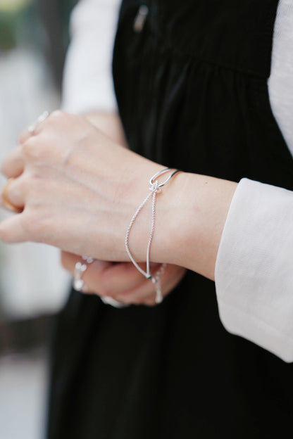 MZ829 SILVER 925 LAYERING BRACELET