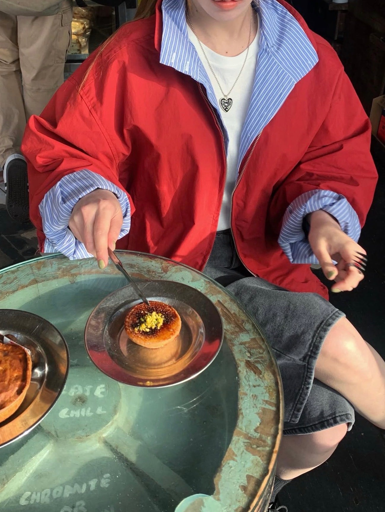 MZ626 SHIRT LAYERED STAND BLOUSON