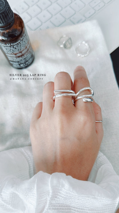 MZ831 SILVER 925 LAP RING