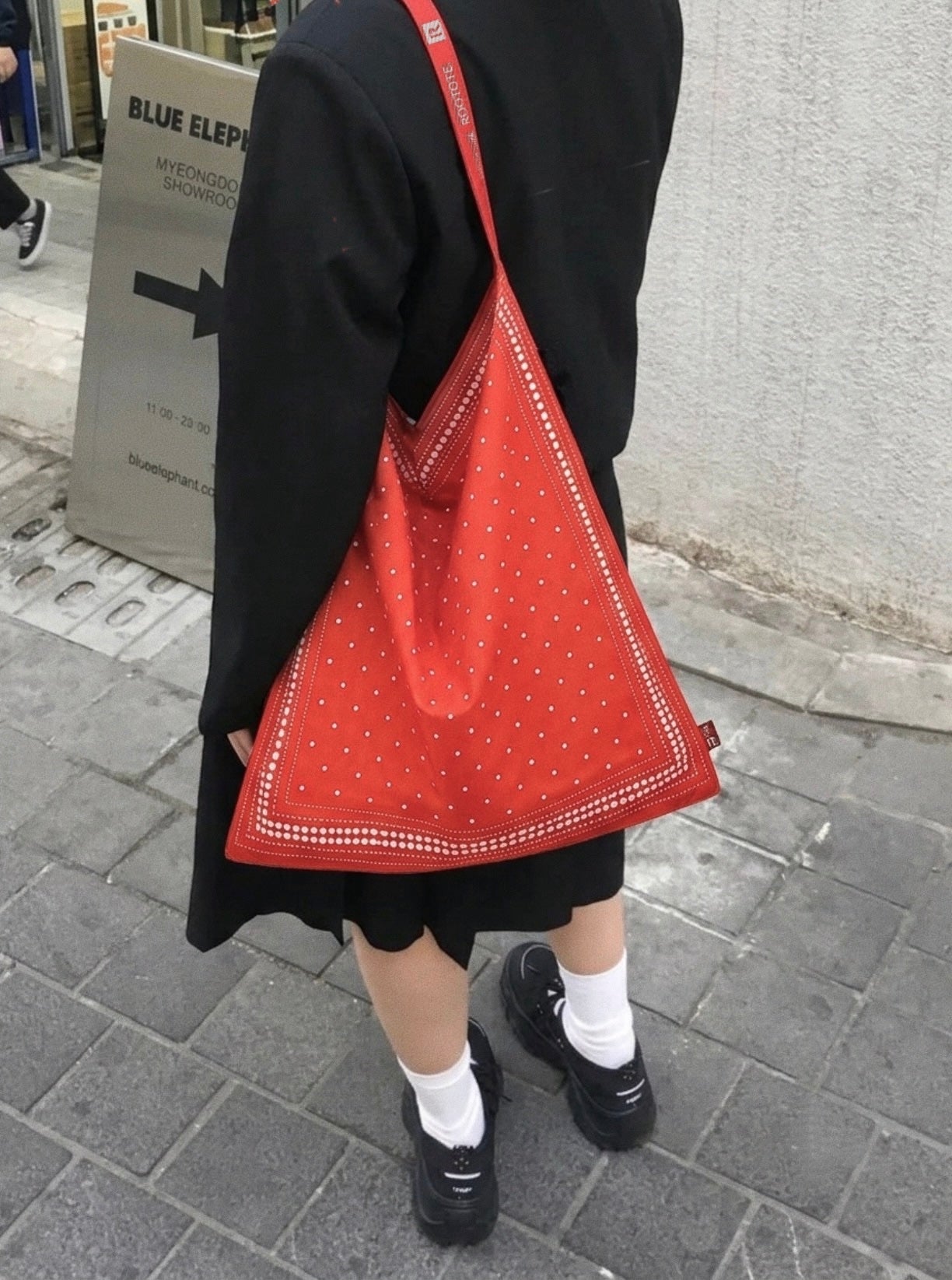 ROOTOTE 🇯🇵JAPAN SQUARE SCARF TOTE BAG / 4 COLORS