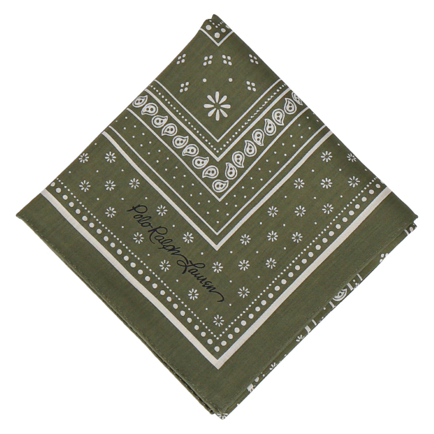 NA455 POLO RALPH LAUERN PAISLEY SCARF 🇯🇵 Made in Japan