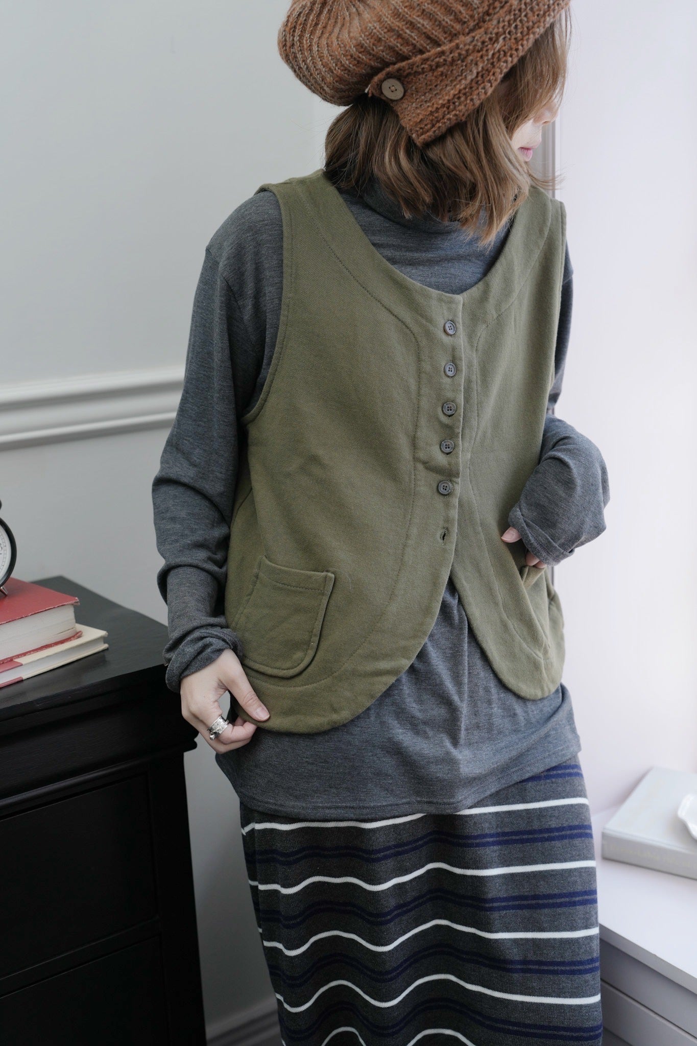 MZ942 RETRO COTTON VEST