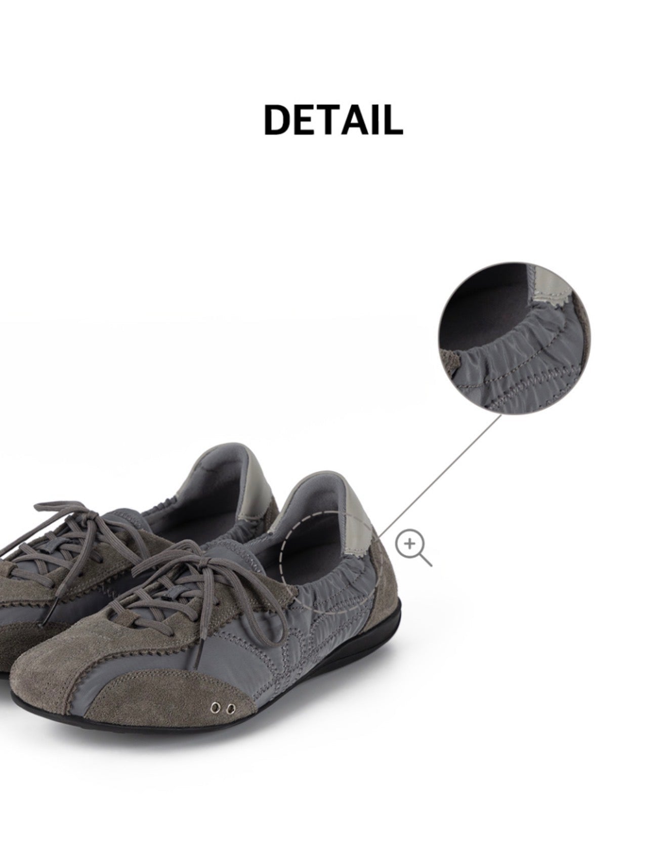 KHIHO SKIA PINKING SHIRRING SNEAKERS