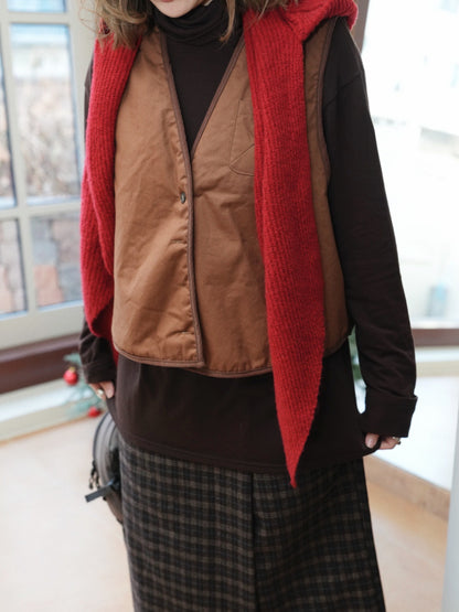 MZ941 2WAY FLEECE VEST