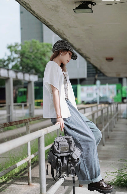 CB129 HICKORY STRIPE DENIM PANTS