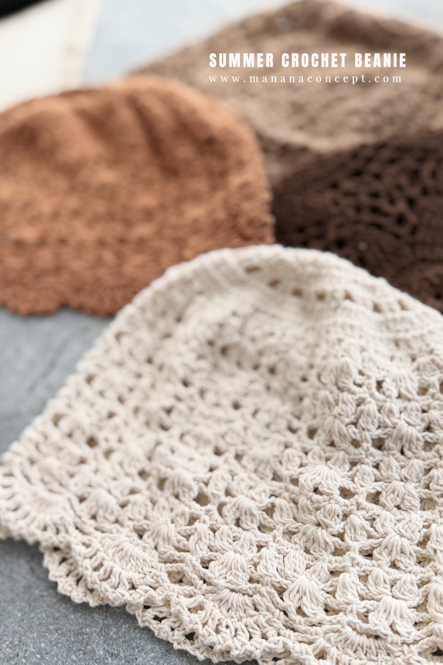 MB025 SUMMER CROCHET BEANIE