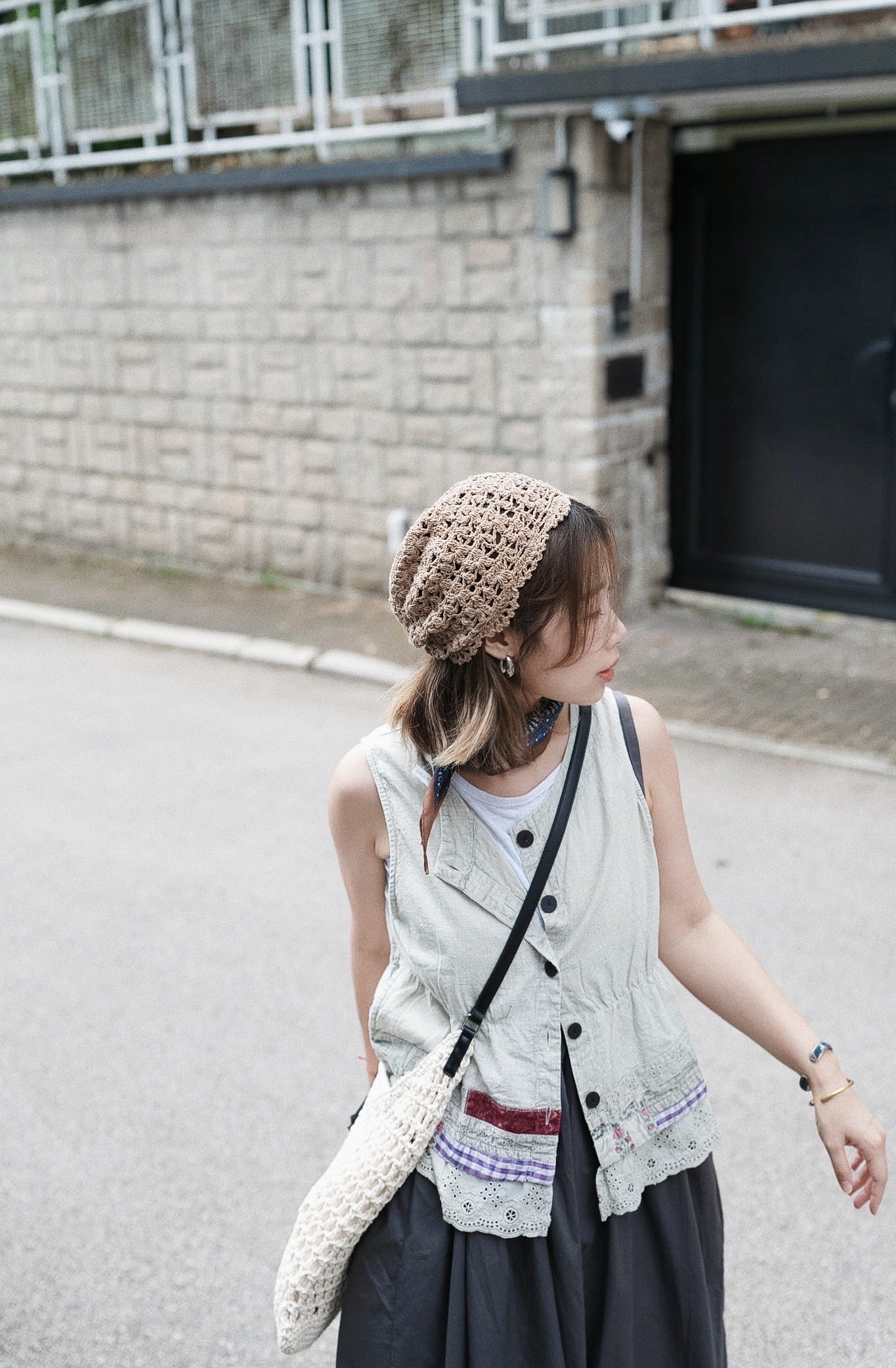 MARITHÉ FRANҪOIS GIRBAUD - MACRAME HOBO BAG 【📣7折中】