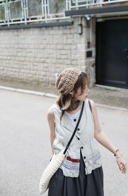 MARITHÉ FRANҪOIS GIRBAUD - MACRAME HOBO BAG 【📣7折中】