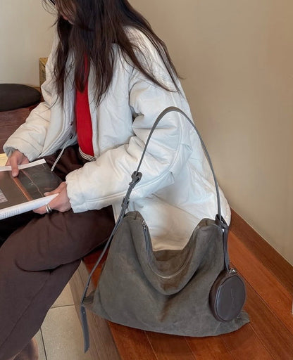 MZ764 ITALIAN LEATHER HANDMADE SHOULDER BAG